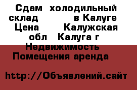 Сдам: холодильный склад -28  5 C в Калуге › Цена ­ 1 - Калужская обл., Калуга г. Недвижимость » Помещения аренда   